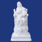 N.S de Nazaré sentada na cadeira 17cm