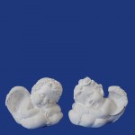 Anjo busto nas Nuvens Par 11x9cm