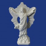 Jesus Ressuscitado com Resplendor 30cm