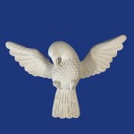 Divino Espirito Santo cabeça de lado sem raios 26x31cm