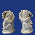 Anjo na Mão de Deus 20cm o par