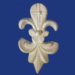 Aplique Flor de Lins 29x17cm