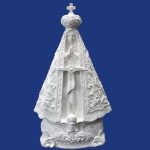 Nossa Senhora Aparecida Gordinha Base Arabesco  - 25 cm