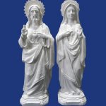 Coração de Jesus e Maria Juta - 44 cm