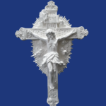 Crucifixo Bonfim com arabesco parede - 30cm