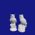 Coruja formando o par 19cm