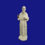 Padre pio mãos de resina 33cm