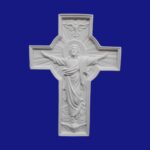 Cruz com Jesus ressusitado 34x25
