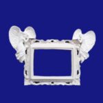 Anjo aplique para moldura o par  15x11cm